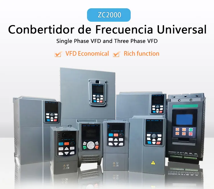 Variable Frequency Drive 3 Phase 380V - Falownik częstotliwościowy, jednofazowy 220V na trójfazowy