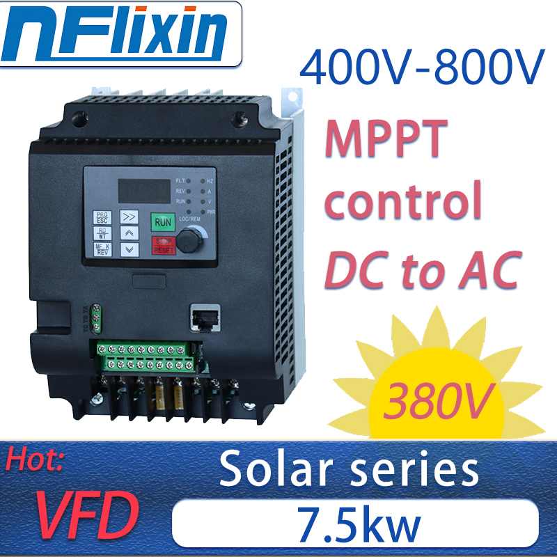 Vfd 11Kw Pump Controller - Falownik solarny 380V, przemiennik częstotliwości 0.75kW-11kW,