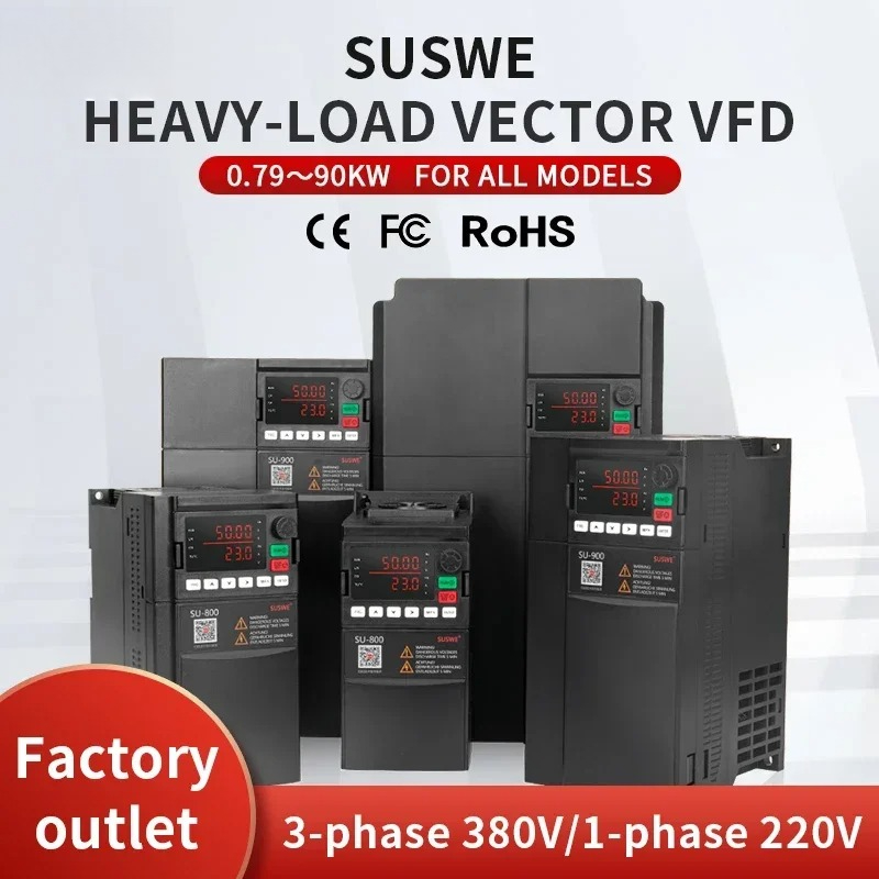 Vfd 2.2Kw Single Phase 220V - NOWY PRZETWORNICA CZĘSTOTLIWOŚCI VFD 0.75KW 1.5KW