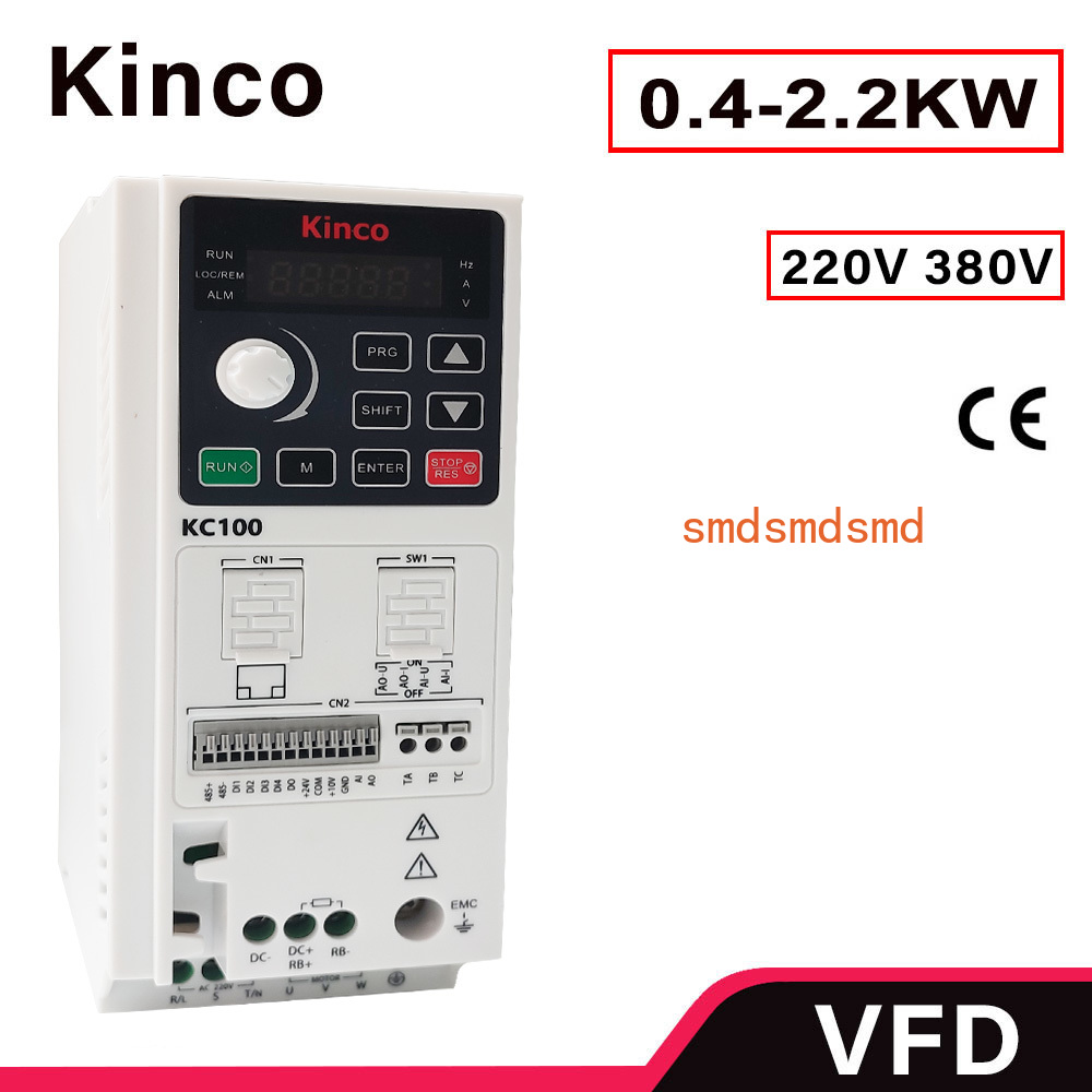 Vfd 2.2Kw Single Phase 220V - Falownik KC100 VFD 220V na 380V