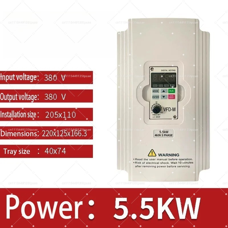 Sterownik częstotliwości 3.7KW – Variable Frequency Drive 3 Phase 380V recenzja i cena