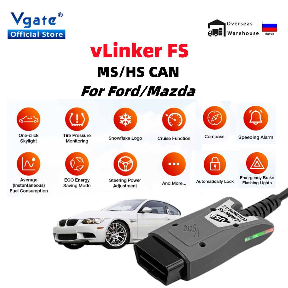 Vgate ELM327 vLinker FS USB OB – Vfd With Brake Resistor recenzja i cena