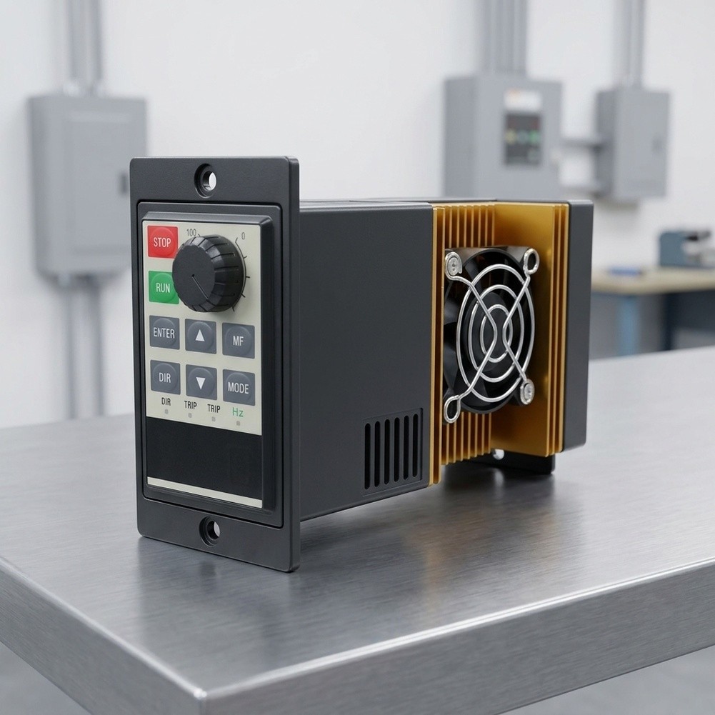 Miniaturowy falownik częstotli – Vfd 0.75Kw Mini Inverter recenzja i cena