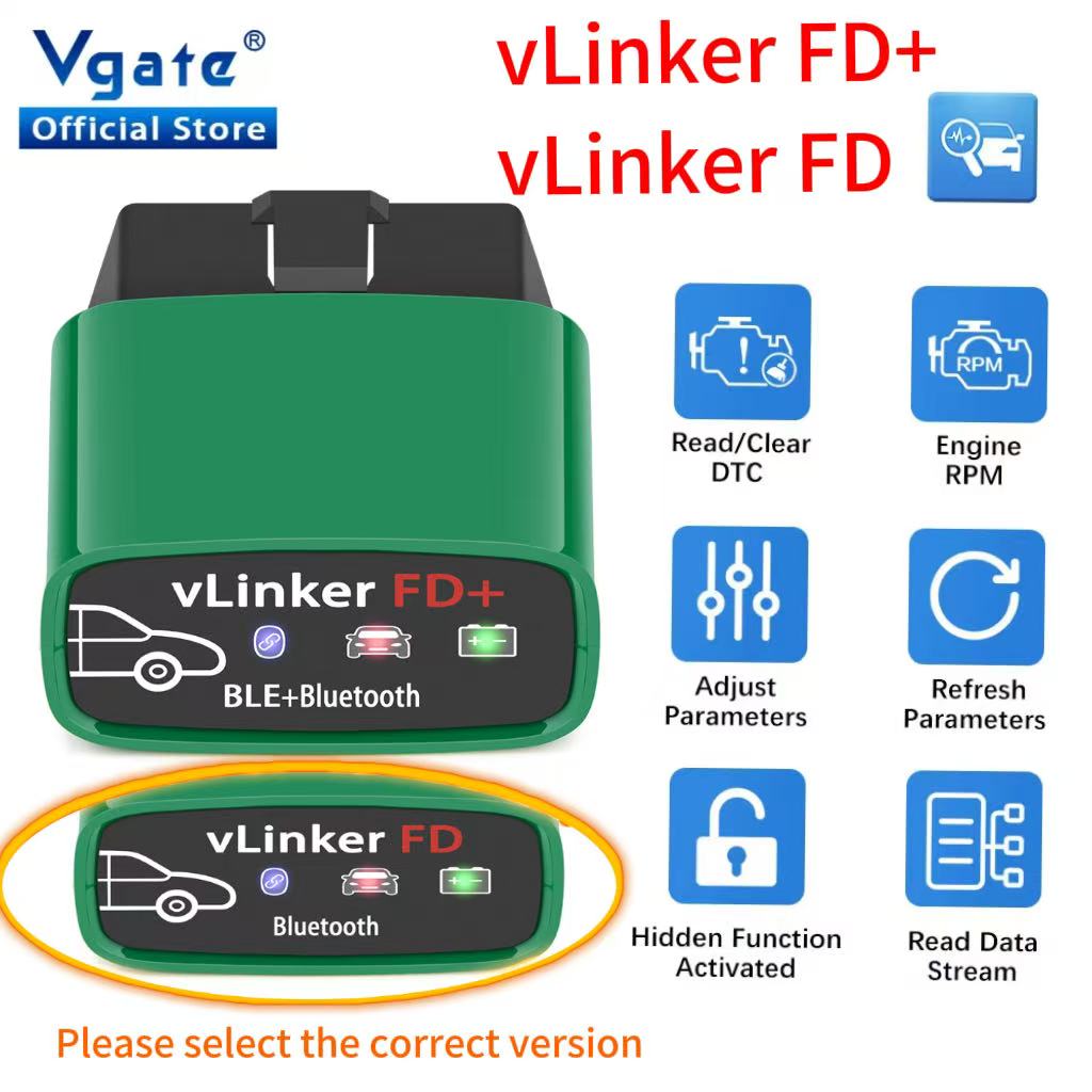 Vgate VLinker FD+ BT4.0/ FD BT – Vfd With Brake Resistor recenzja i cena