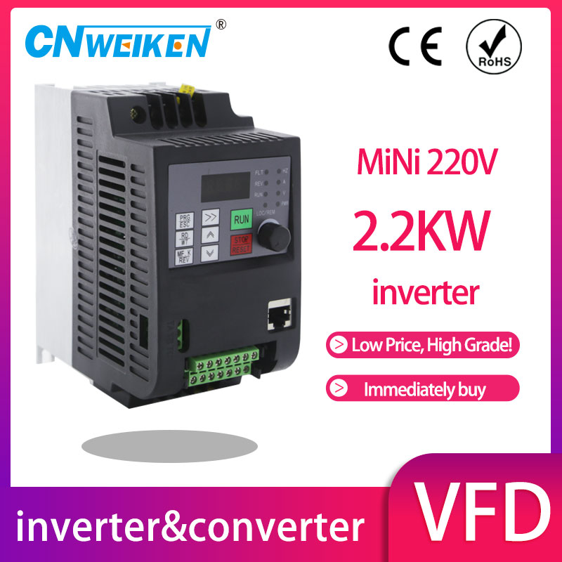 0,75 kW - 2,2 kW MINI 220 V do – Vfd 0.75Kw Mini Inverter recenzja i cena
