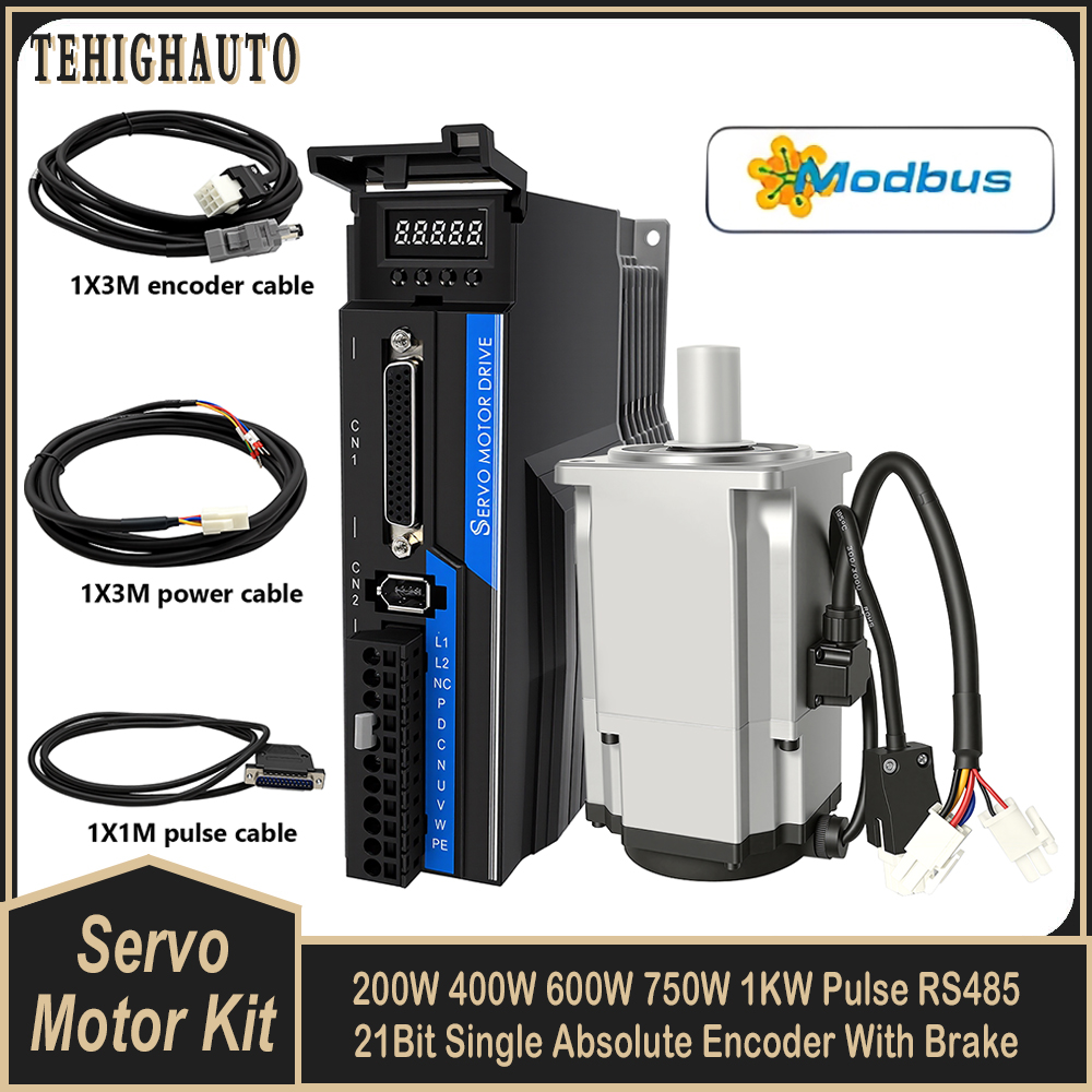 Zestaw sterownika silnika serw – Servo Motor 400W With Driver recenzja i cena