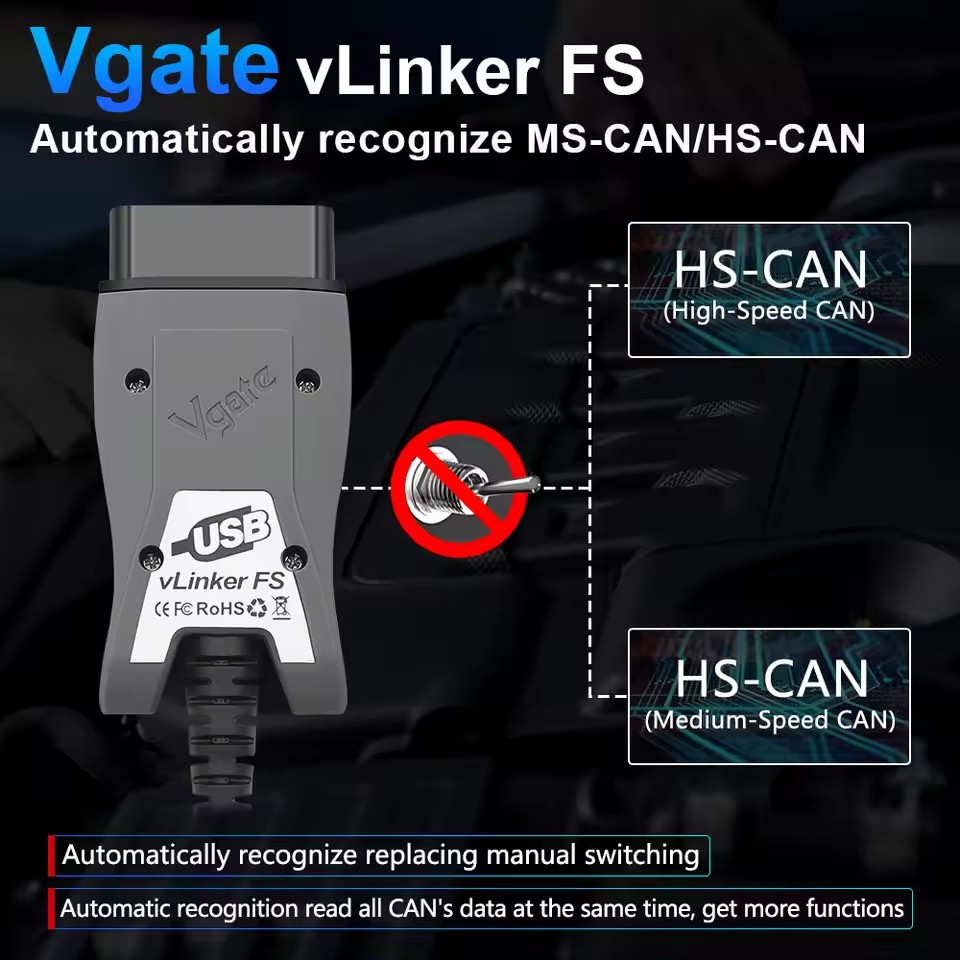 Vgate VLinker FS USB ELM327 –  – Vfd With Brake Resistor recenzja i cena