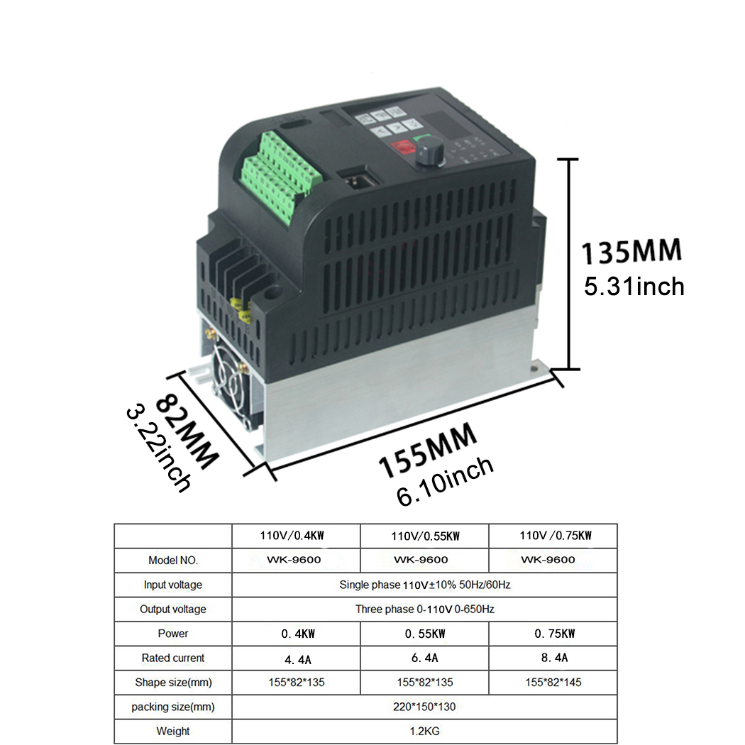 Ekonomiczny Mini VFD 0.4kW-7.5 – Vfd 7.5Kw Inverter Motor recenzja i cena