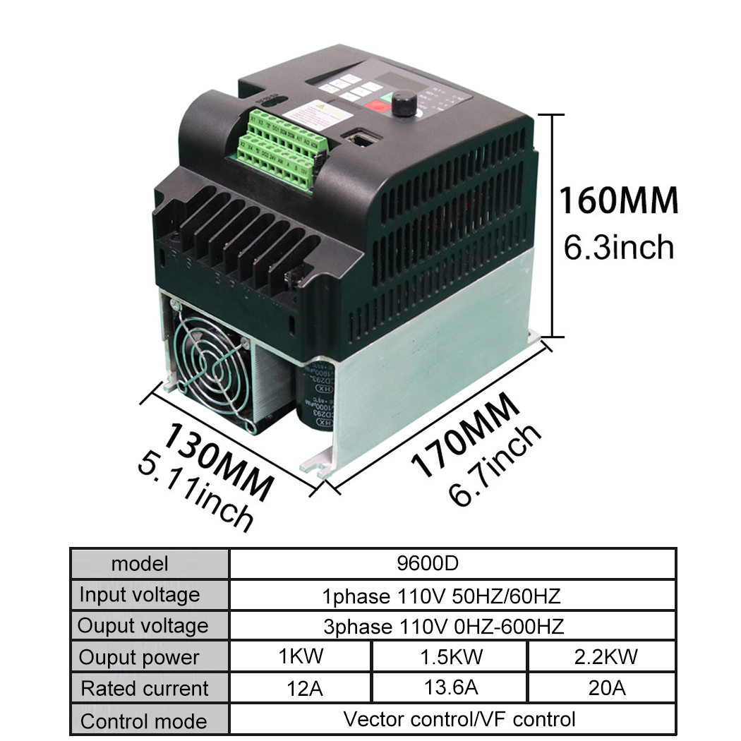 Ekonomiczny Mini VFD 0.4kW-7.5 – Vfd 7.5Kw Inverter Motor recenzja i cena