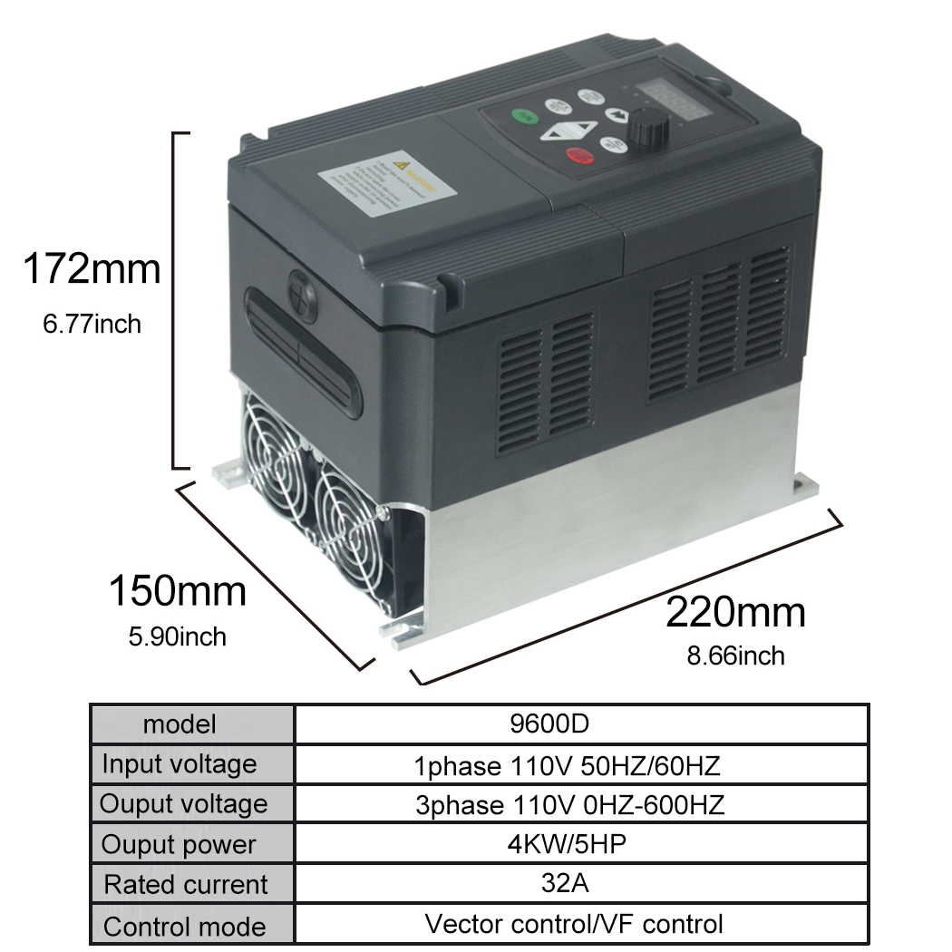 Ekonomiczny Mini VFD 0.4kW-7.5 – Vfd 7.5Kw Inverter Motor recenzja i cena