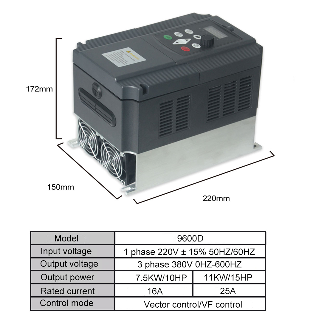 Przemiennik częstotliwości (VF – Vfd 7.5Kw Inverter Motor recenzja i cena