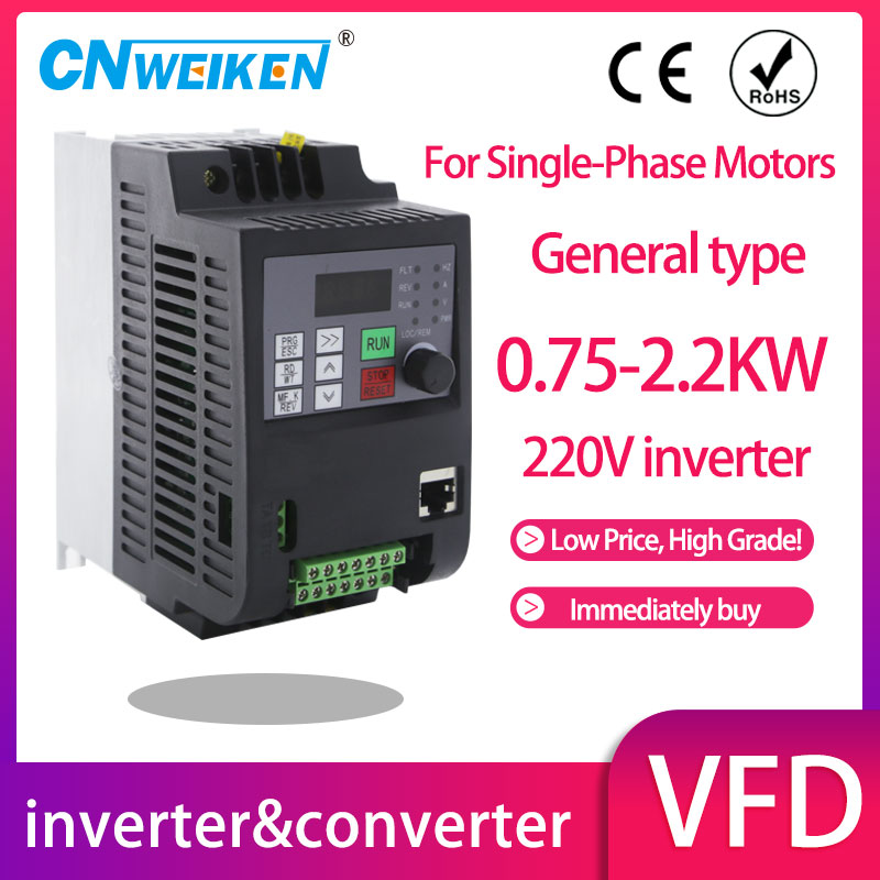 220V 0.75KW/1.5KW/2.2KW Mini p – Vfd 0.75Kw Mini Inverter recenzja i cena