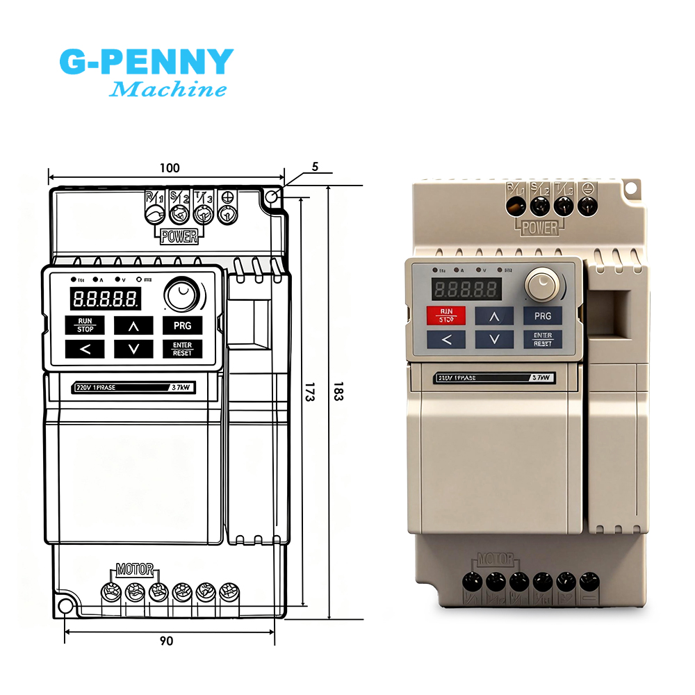 G-Penny 3,7 kW ‌   Falownik we – Variable Frequency Drive 3 Phase 380V recenzja i cena
