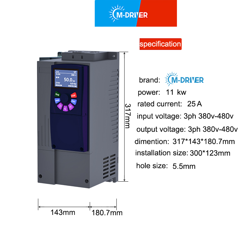 Przetwornica częstotliwości VF – Vfd 11Kw Pump Controller recenzja i cena