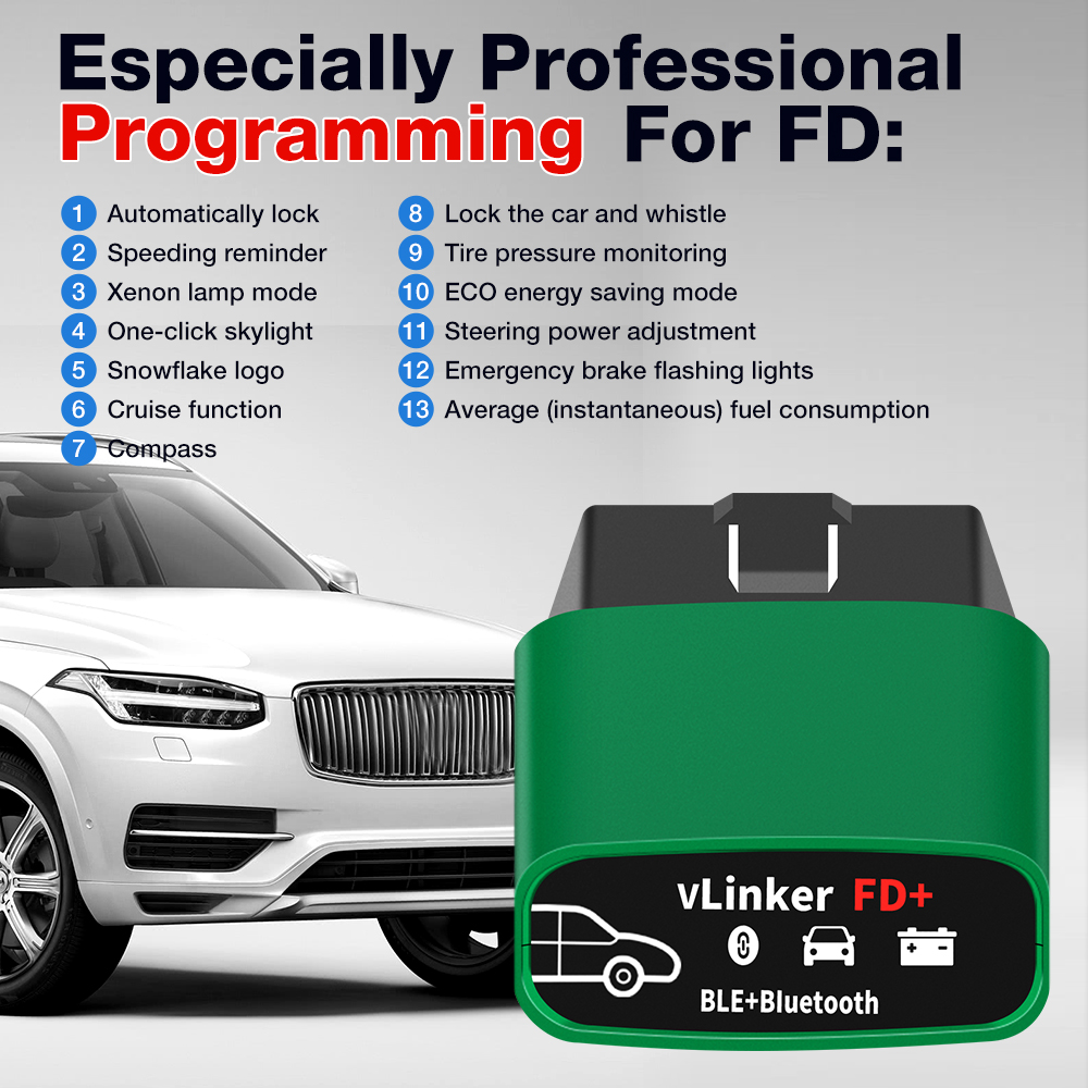 Vgate VLinker FD ELM327 FORSca – Vfd With Brake Resistor recenzja i cena