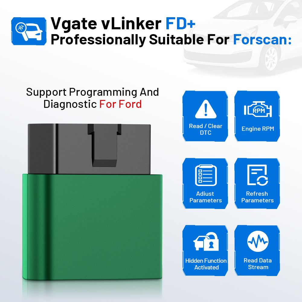 Vgate VLinker FD ELM327 FORSca – Vfd With Brake Resistor recenzja i cena