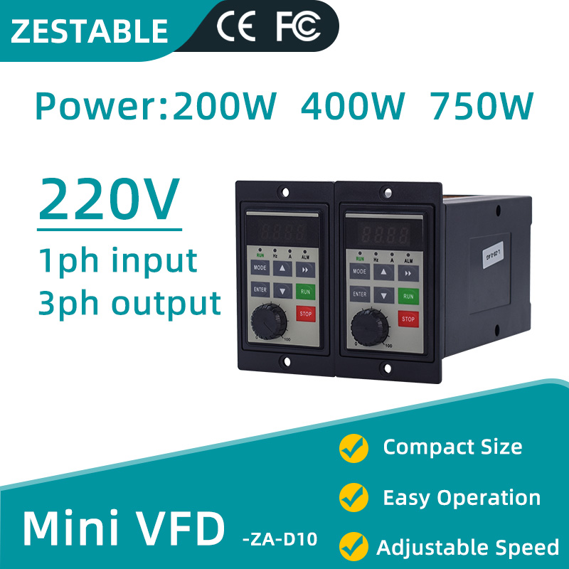 Ekonomiczny, kompaktowy przetw – Vfd 0.75Kw Mini Inverter recenzja i cena