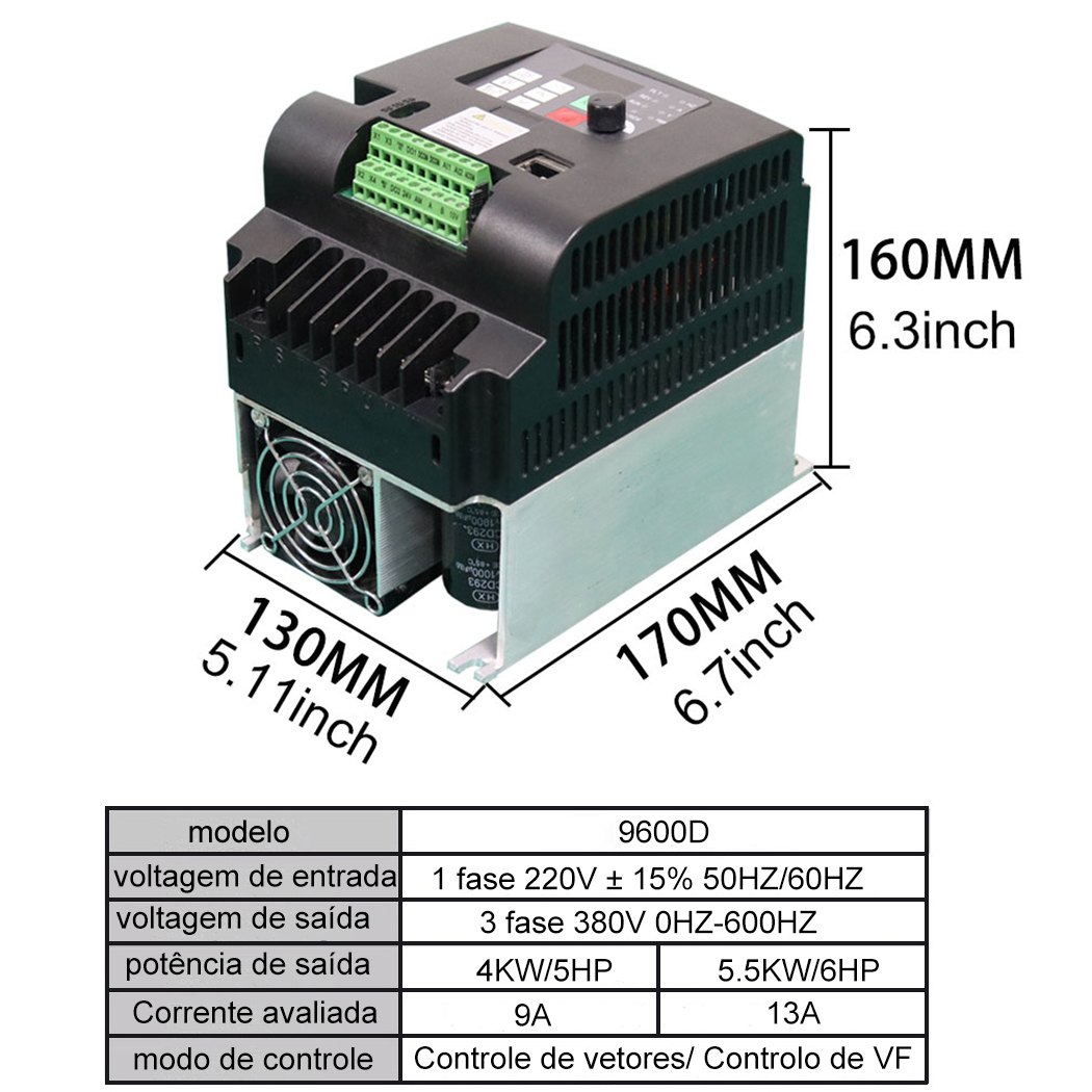 Przetwornica częstotliwości VF – Vfd 2.2Kw Single Phase 220V recenzja i cena