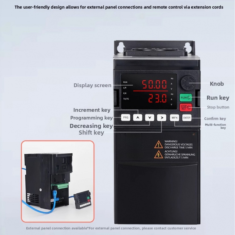 Panel z zewnętrzną membranową  – Vfd Remote Keypad Panel recenzja i cena